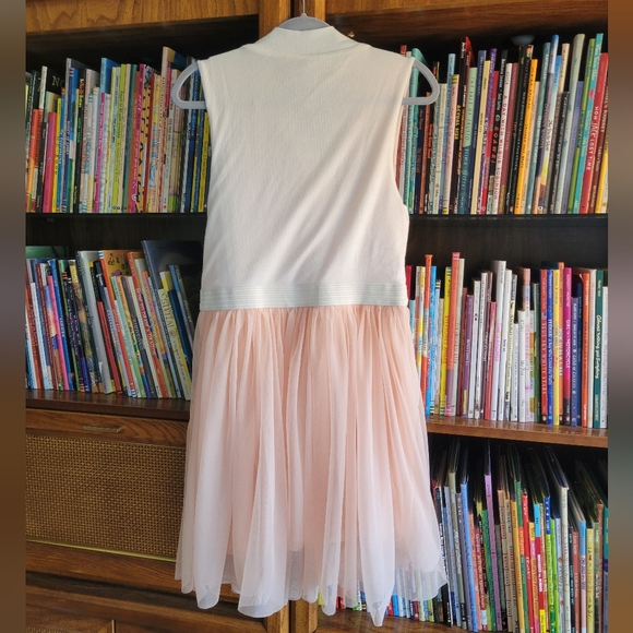 Ballerina Cream Knit Blush Tulle Dress HD in Paris Anthropologie size L - Picture 5 of 5